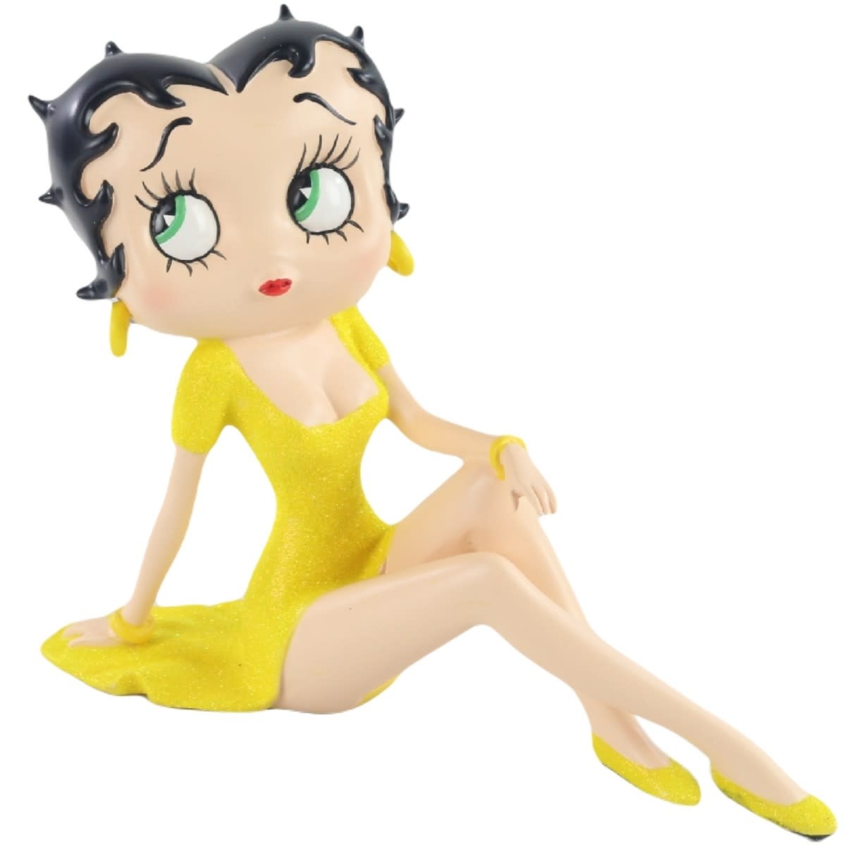 Figurine: Betty Boop - Demure (Yellow Glitter Dress)