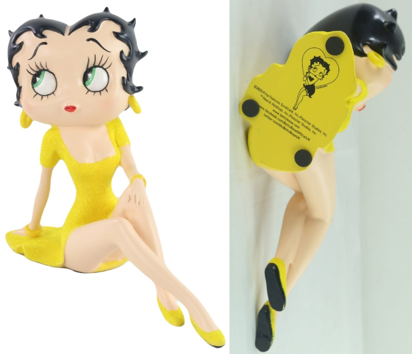 Figurine: Betty Boop - Demure (Yellow Glitter Dress)