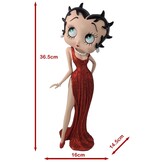Figurine: Betty Boop Evening Dress Red Glitter