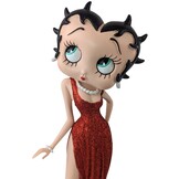 Figurine: Betty Boop - Evening Dress Red Glitter