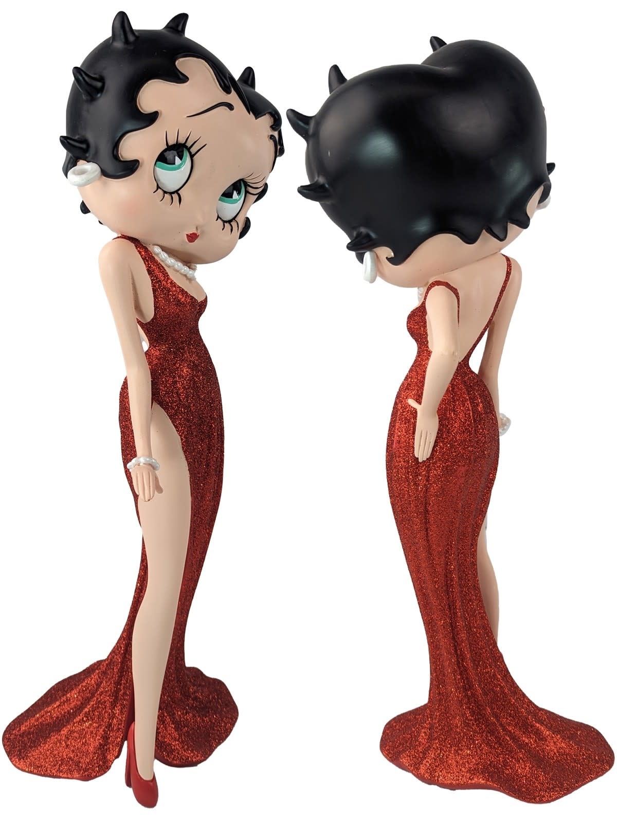 Figurine: Betty Boop Evening Dress Red Glitter
