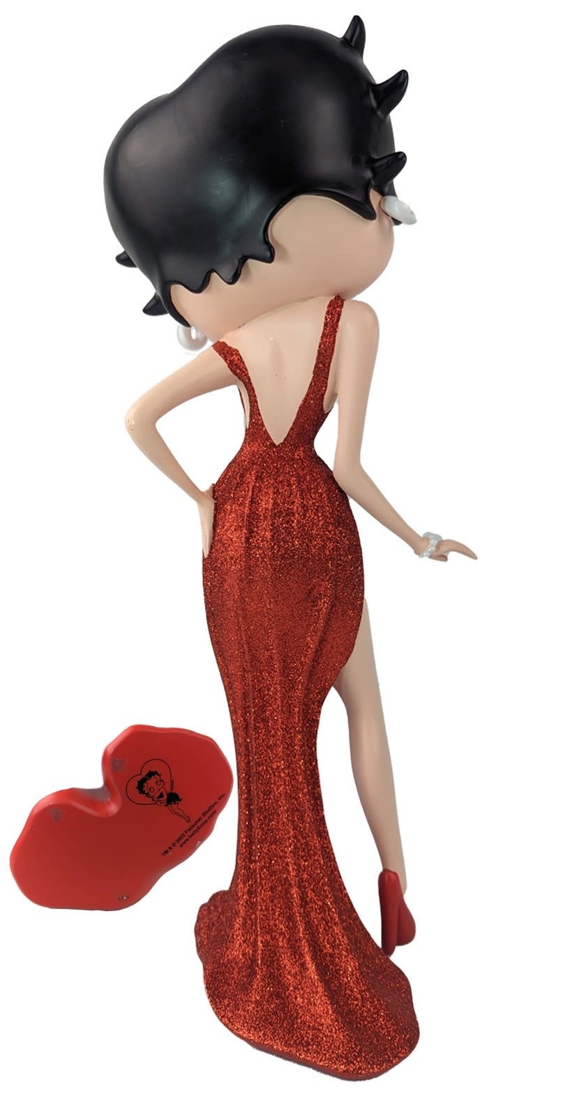 Figurine: Betty Boop Evening Dress Red Glitter
