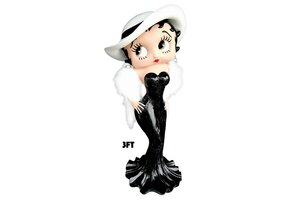Figurine: Betty Boop Madam 3ft (Black Glitter Dress)