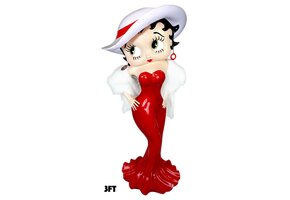 Figurine: Betty Boop Madam 3ft (Red Glitter Dress)