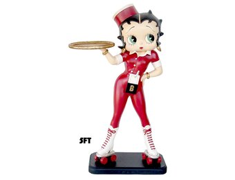 Figurine: Betty Boop Rollerskate Waitress 152 cm