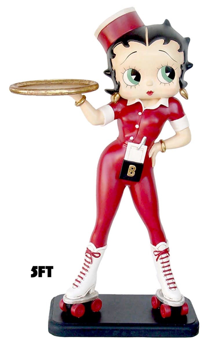 Figurine: Betty Boop - Rollerskate Waitress 152 cm