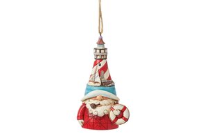 Hanging Ornament: Lighthouse Gnome