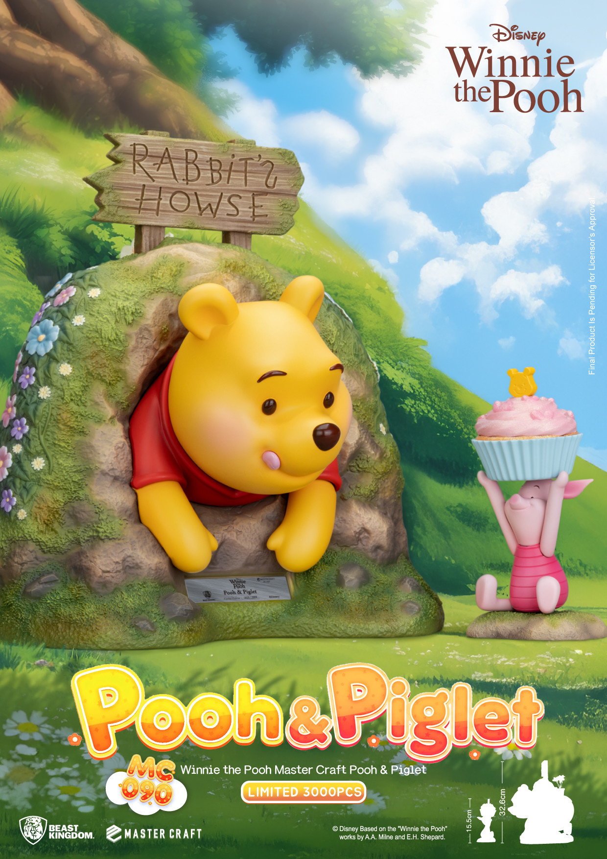 Mastercraft: Statue Pooh & Piglet