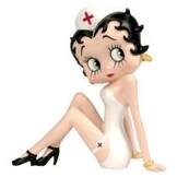Figurine: Betty Boop - Sitting Nurse
