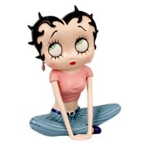 Figurine: Betty Boop - Sitting Cross legs 16cm