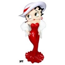 Figurine: Betty Boop - Madam 3ft (Red Glitter Dress)