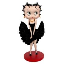 Figurine: Betty Boop - Cool Breeze (Blk Glitter) Sm