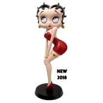 Figurine: Betty Boop - Classic Pose (Red Glitter