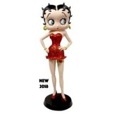 Figurine: Betty Boop - Garter (Red Glitter)