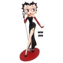 Figurine: Betty Boop - Classic Singer (Black Glitter Dress)