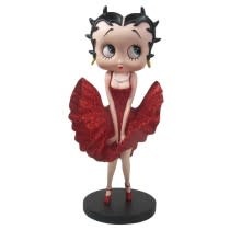 Figurine: Betty Boop - Cool Breeze (Red Glitter)