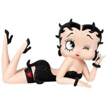 Figurine: Betty Boop - Lying Down (Black Glitter)