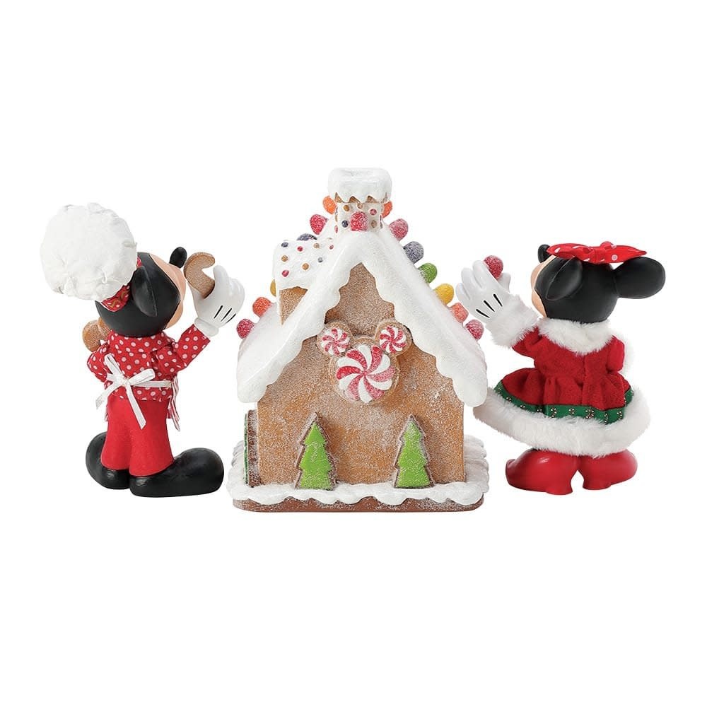 Figurine: Mickey and Minnie's  - Gingerbread House