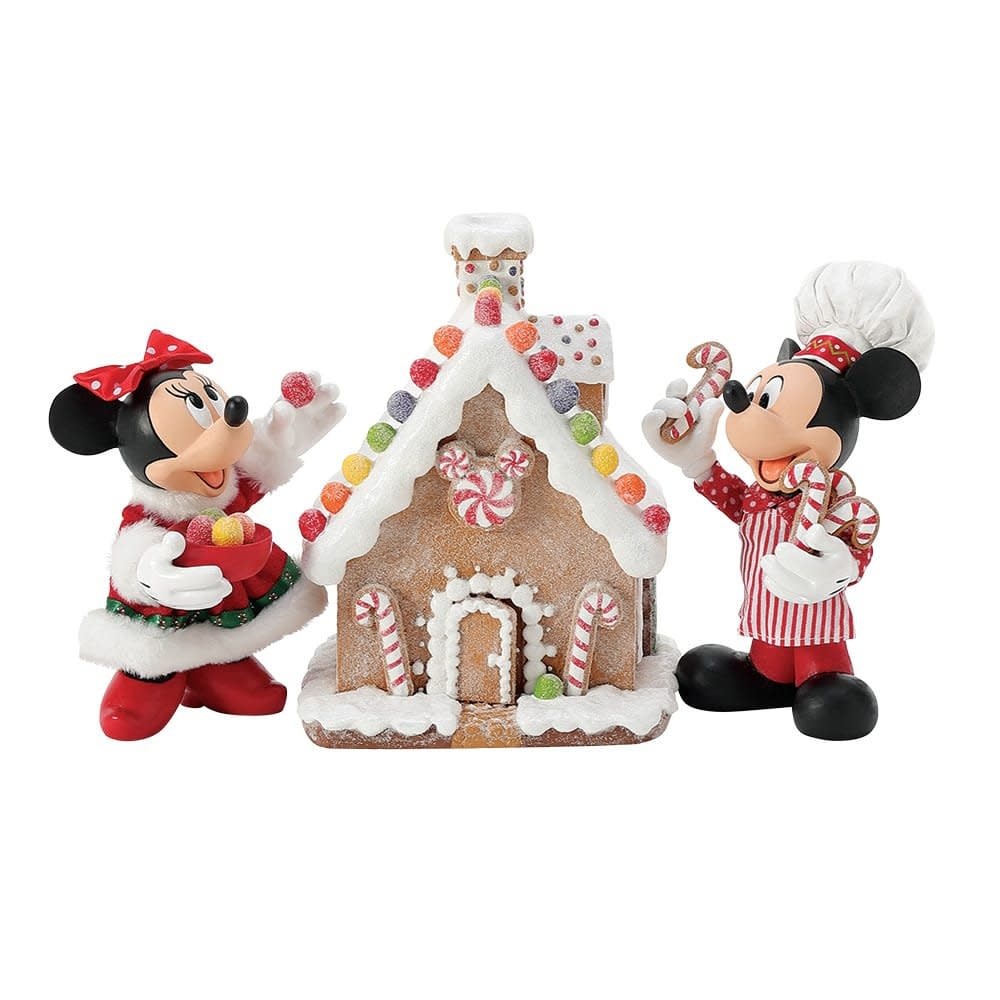 Figurine: Mickey and Minnie's  - Gingerbread House