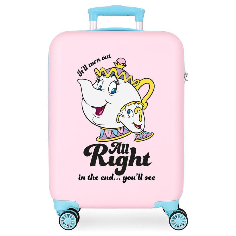 Trolley : Disney Beauty and the Beast - Chip - All Right ABS  -  suitcase 55cm