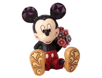 Mini Figurine: Mickey Mouse - with Flowers