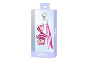 Sleutelhangers: Cheshire - Alice in Wonderland Charm Keyring Cheshire Cat Smile