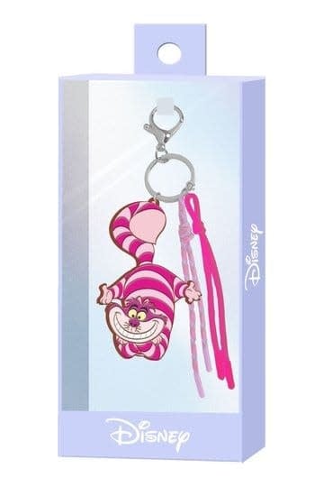 Sleutelhangers: Cheshire - Alice in Wonderland Charm Keyring Cheshire Cat Smile