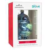 Kerstornament: Disney Stitch - With Scrump - Blown Glass -Hallmark Ornament
