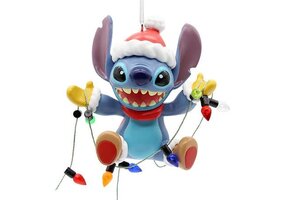 Kerstornament: Stitch met kerstlichtjes - Hallmark Ornament - Hallmark Disney