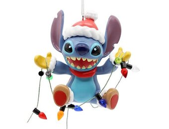 Kerstornament: Stitch met kerstlichtjes - Hallmark Ornament - Hallmark Disney