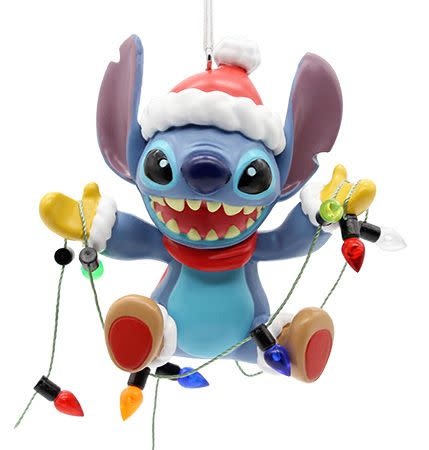 Kerstornament: Stitch met kerstlichtjes - Hallmark Ornament - Hallmark Disney