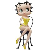 Figurine: Betty Boop - on Chair Yellow Glitter 32.0 cm