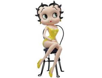 Figurine: Betty Boop - onChair Yellow Glitter 32.0 cm
