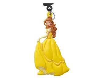 Sleutelhanger: Belle - Disney Princess Soft Touch PVC Bag Clip