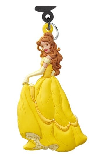 Sleutelhanger: Belle - Disney Princess Soft Touch PVC Bag Clip