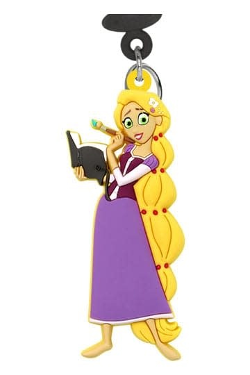 Sleutelhanger: Rapunzel - Disney Princess Soft Touch PVC Bag Clip
