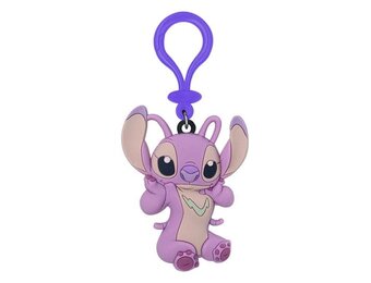 Sleutelhanger; Angel - Lilo & Stitch PVC Bag Clip