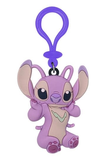 Sleutelhanger; Angel - Lilo & Stitch PVC Bag Clip