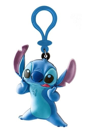 Sleutelhanger:  Stitch - Lilo & Stitch PVC Bag Clip Stitch