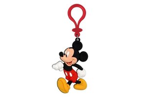 Sleutelhanger: Mickey walking - PVC Bag Clip