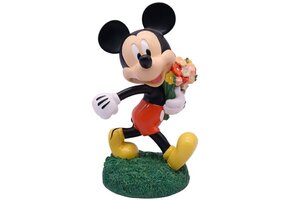 Figurine: Mickey Mouse - With Flowers-Garden