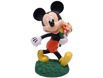 Figurine: Mickey Mouse - With Flowers-Garden