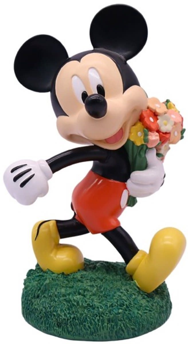 Figurine: Mickey Mouse - With Flowers-Garden