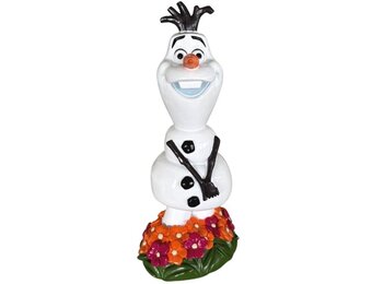 Figurine: Frozen -  Olaf  - With Flowers- Garden