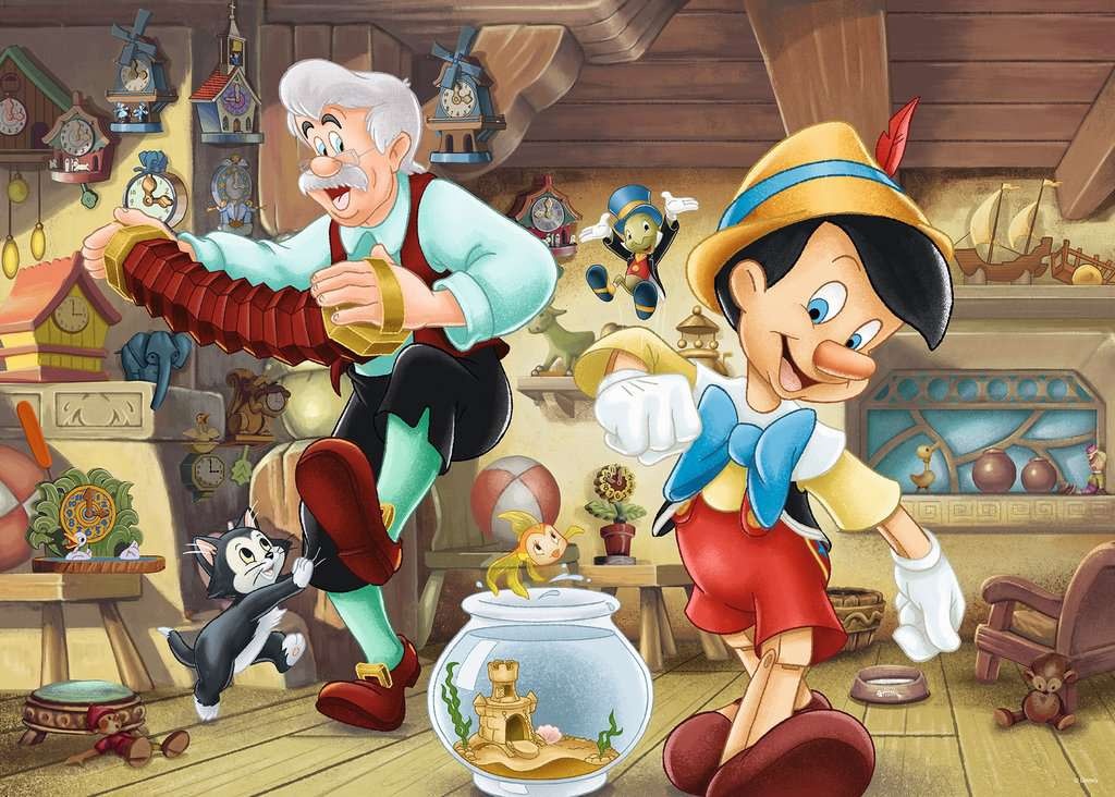 Ravensburger Puzzel 1000 stukjes: Pinocchio
