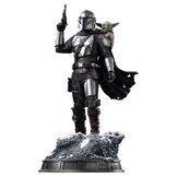 Figurine: The Mandalorian & Grogu - Art Scale Statue 1/10 The Mandalorian and Grogu 25 cm
