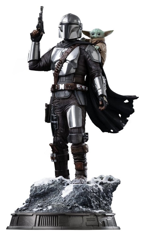 Figurine: The Mandalorian & Grogu - Art Scale Statue 1/10 The Mandalorian and Grogu 25 cm