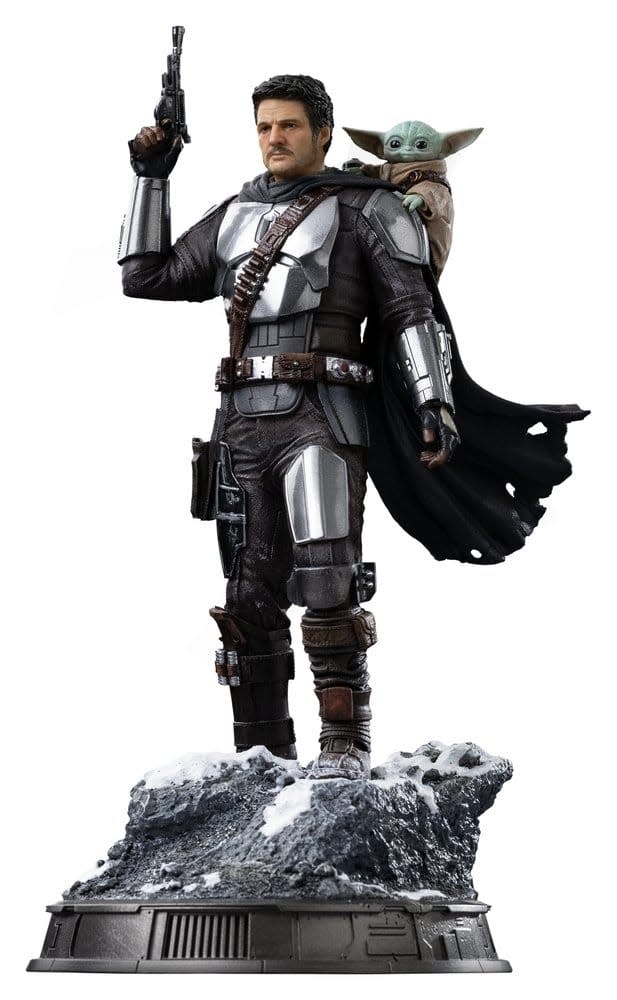 Figurine: The Mandalorian & Grogu - Art Scale Statue 1/10 The Mandalorian and Grogu 25 cm