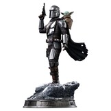 Figurine: The Mandalorian & Grogu - Art Scale Statue 1/10 The Mandalorian and Grogu 25 cm