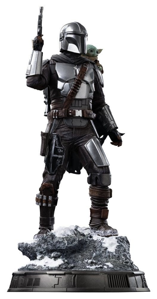 Figurine: The Mandalorian & Grogu - Art Scale Statue 1/10 The Mandalorian and Grogu 25 cm